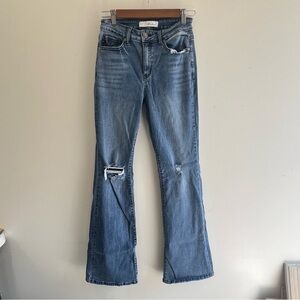 KanCan flared jeans not altered or hemmed 7/27